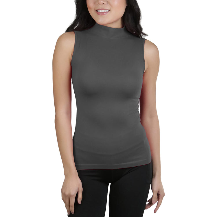 Women's Turtleneck Fullback Sleeveless Tank Top
