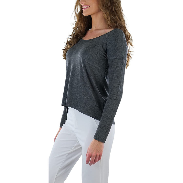 ToBeInStyle Women's Long Sleeve Round Crew Neck T-Shirt