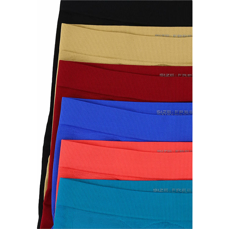 Women's Pack of 6 Stretchy Microfiber Cheeky Boyshort Panties