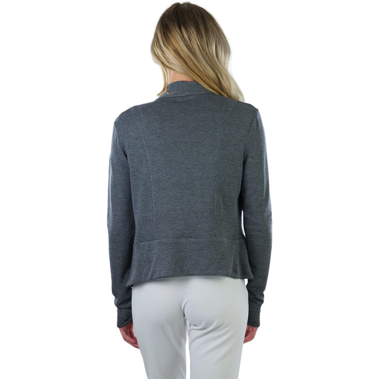 Women's Draped Front Cardigan