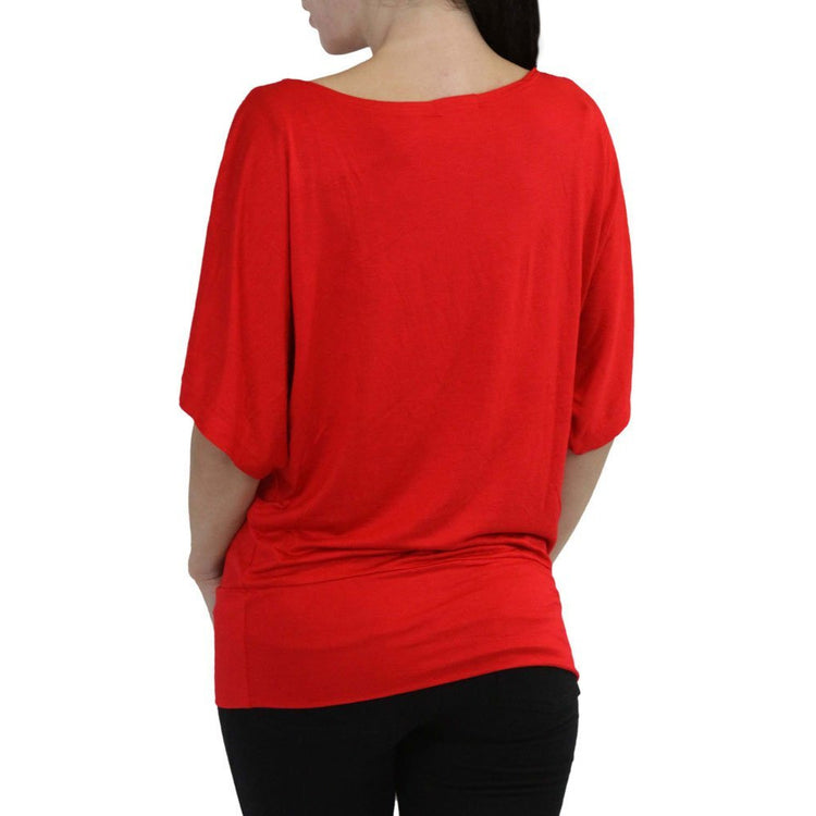 Women's Oversized Off The Shoulder Dolman Blouse