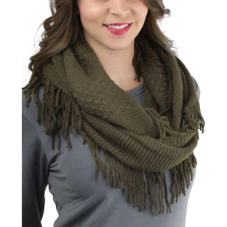 Women's Winter Super Warm Chunky Oversized Infinity Scarves