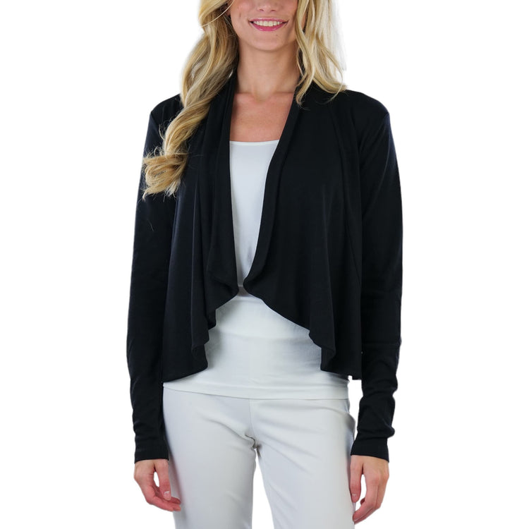 Women's Draped Front Cardigan