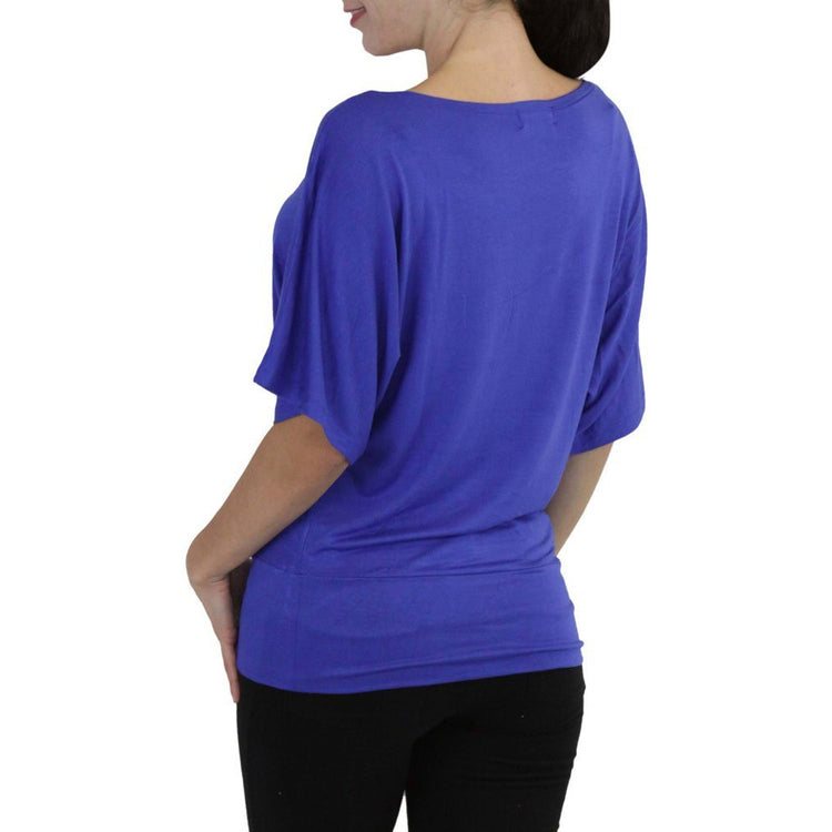Women's Oversized Off The Shoulder Dolman Blouse