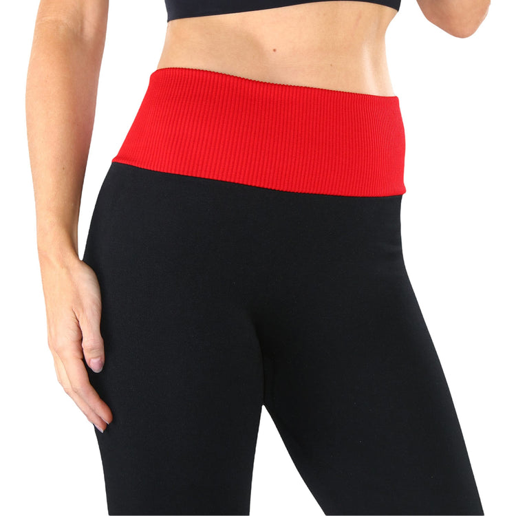 Women's High Waist Fleece Lined Ankle Length Leggings