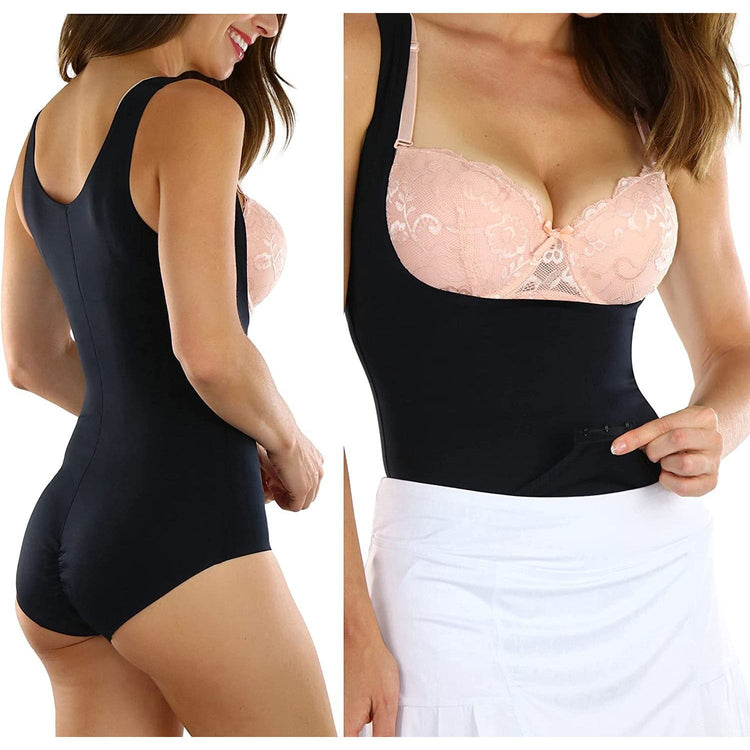 ToBeInStyle Women's High Waisted Smooth and Silky Torso Control Long Leg Shapewear