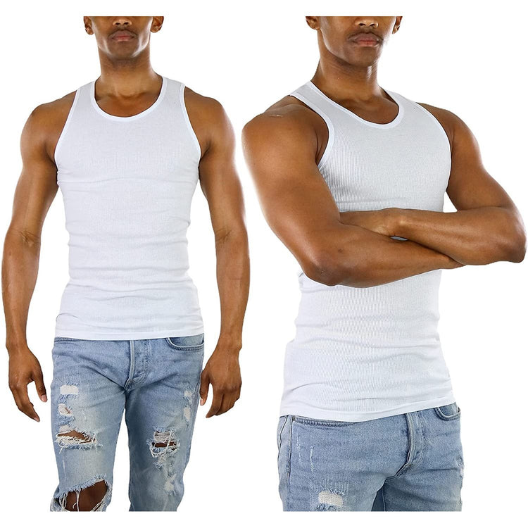 Men's Classic A-Shirt Tank Top Undershirts