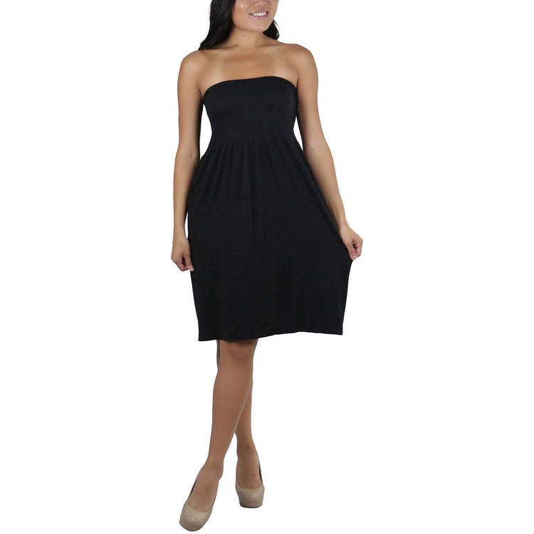 Women's Summer Tube Top Mini Dress