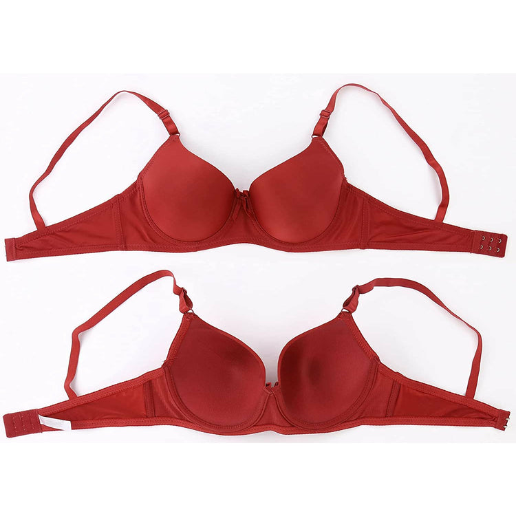 ToBeInStyle Women's Pack of 6 Classic Smooth Silhouette Bras