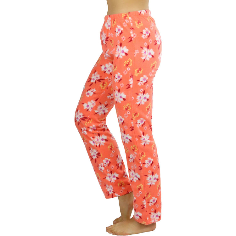 Women's Classic Poly Fabric Ankle Length Pajama Bottoms