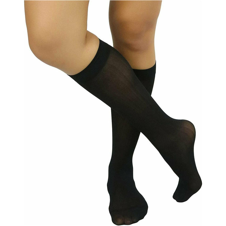Womens Pack of 6 Knee High Trouser Professional Socks