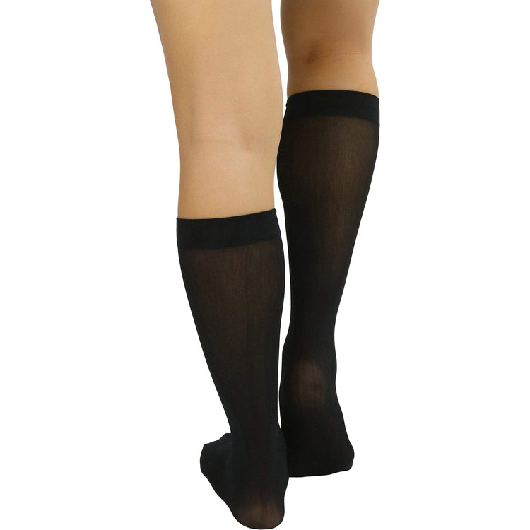 Womens Pack of 6 Knee High Trouser Professional Socks