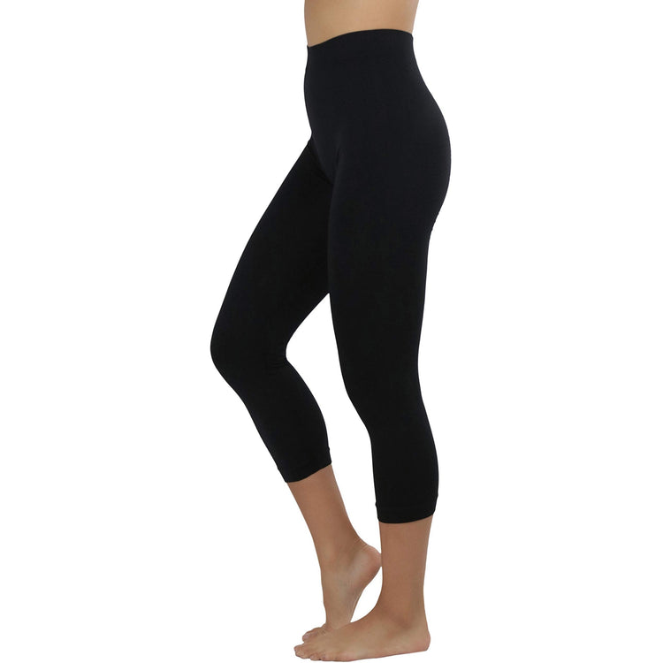 Women’s Capri Length Seamless Lightweight Stretch Leggings