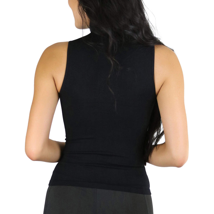 Women's Turtleneck Fullback Sleeveless Tank Top