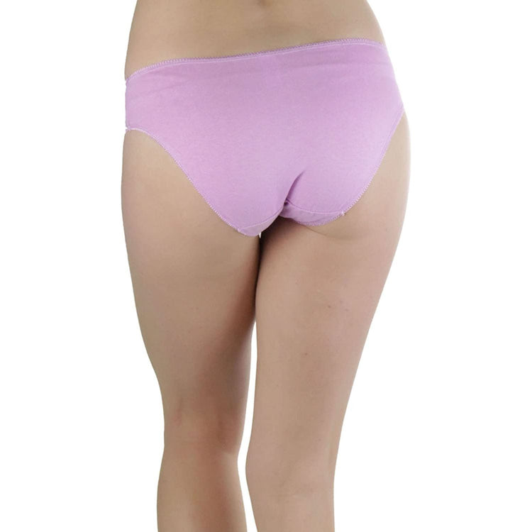 ToBeInStyle Womenโs Pack of 6 Comfortable No Panty Line Laser Cut Boyshorts