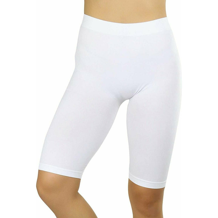 ToBeInStyle Women's Nylon 19" Knee Length Legging Shorts
