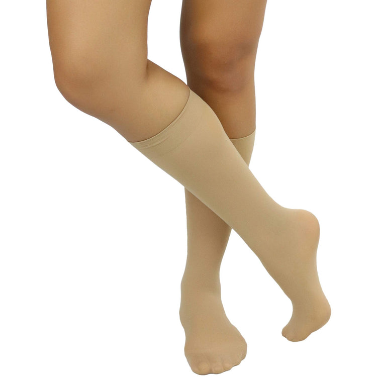 Womens Pack of 6 Knee High Trouser Professional Socks