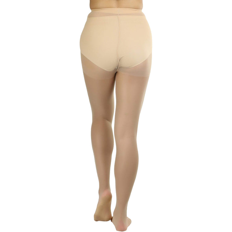 Women's Pack of 6 Plain Full Length Pantyhose