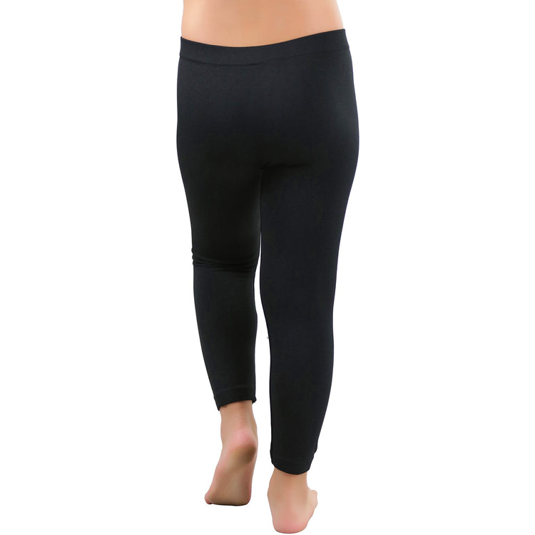 Girl’s Fun Seamless Poly Blend Lightweight Opaque Capri Tights