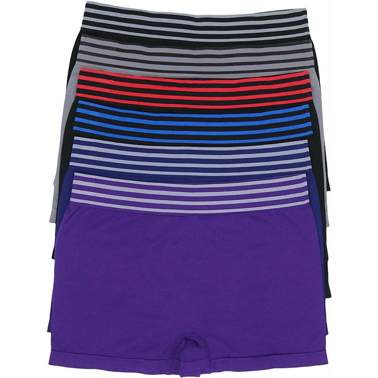 ToBeInStyle Men's Pack of 6 Seamless Boxer Briefs