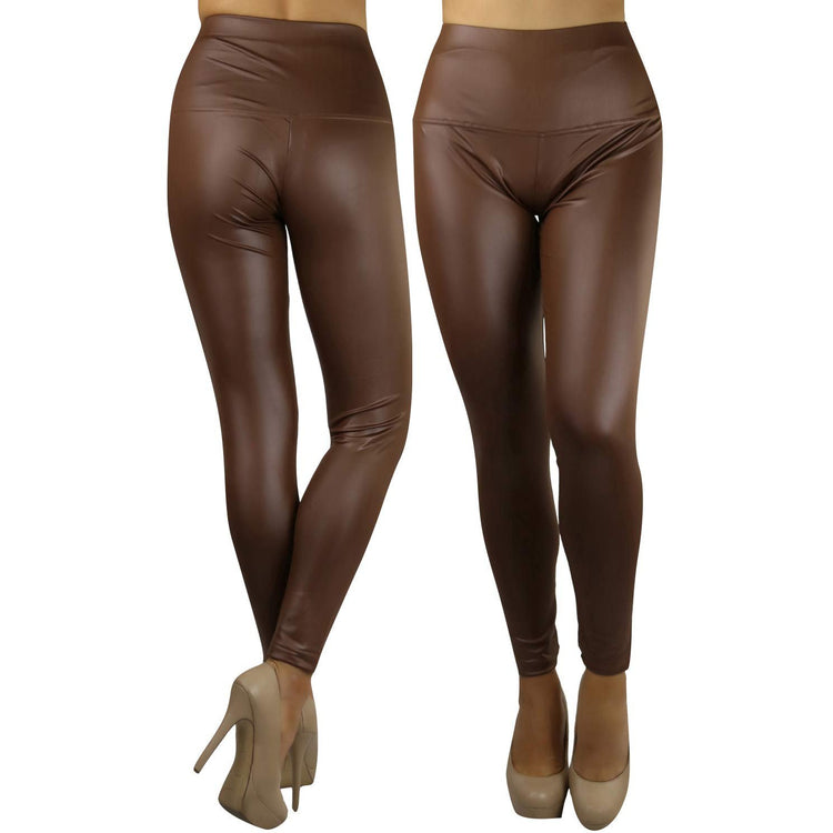Women's Metallic High Waisted Treggins