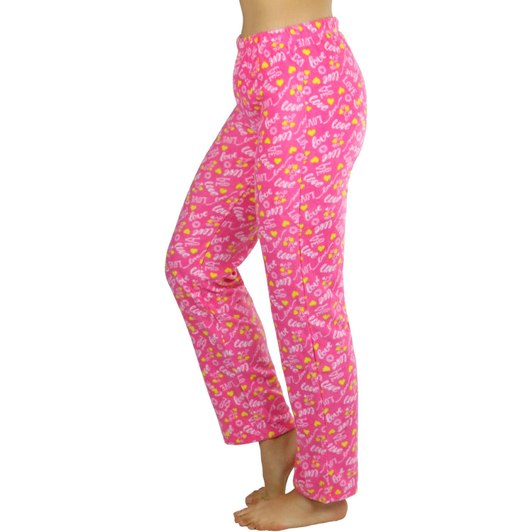 Women's Classic Poly Fabric Ankle Length Pajama Bottoms