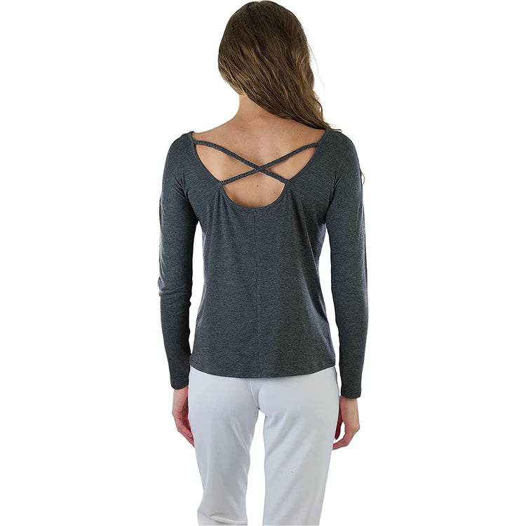 ToBeInStyle Women's Long Sleeve Round Crew Neck T-Shirt