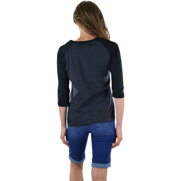 Women's Classic Two Color Cotton Baseball T-Shirts