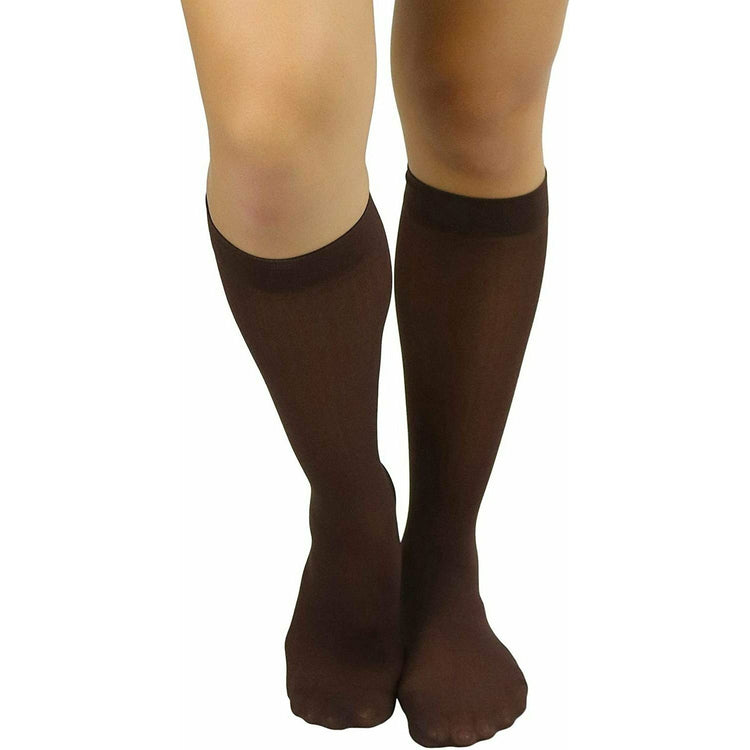 Womens Pack of 6 Knee High Trouser Professional Socks