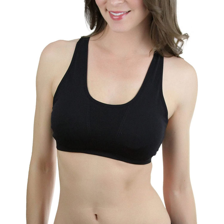 ToBeInStyle Women's Strappy Crisscross Back Sports Bra