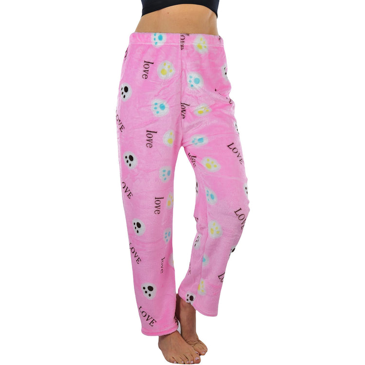 Women's Poly Fabric Ankle Length Pajama Bottoms