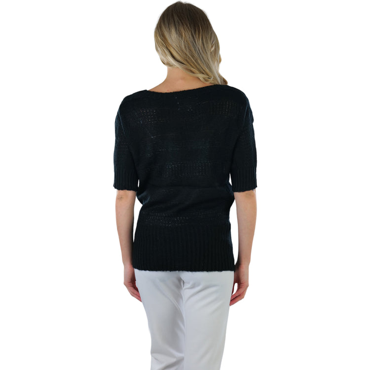 Women's Soft Knit V-Neck Sweater Warm Knit Tunic