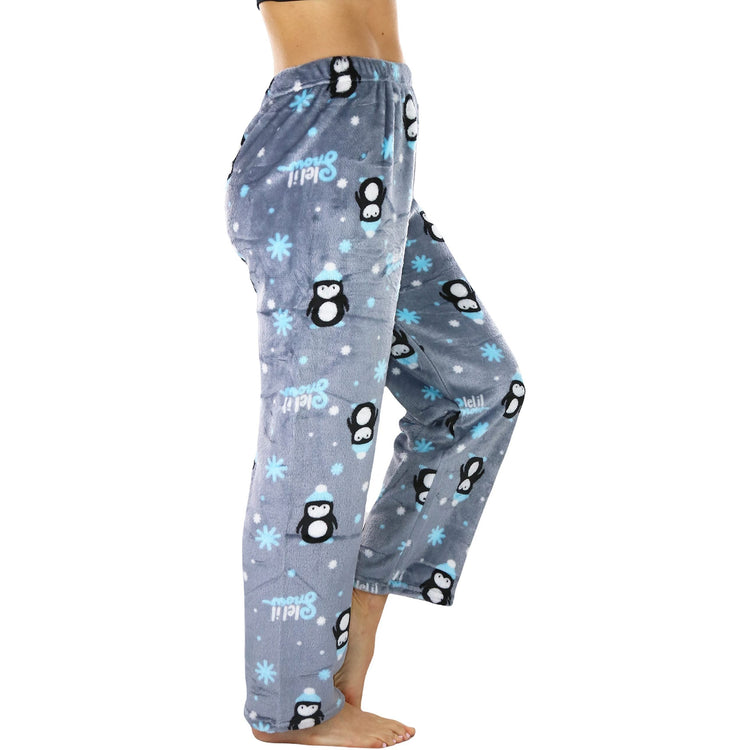 Women's Poly Fabric Ankle Length Pajama Bottoms