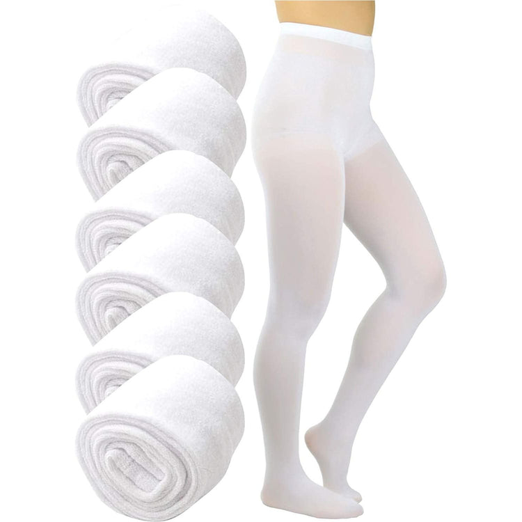ToBeInStyle Women's Pack of 6 Footed Winter Tights