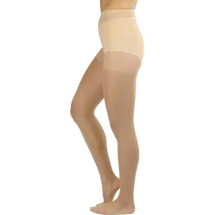 Women's Pack of 6 Plain Full Length Pantyhose