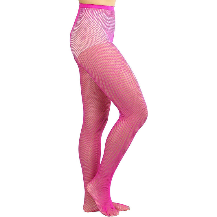 ToBeInStyle Womens Pack of 6 Vibrant Color Nylon Fishnet Pantyhose