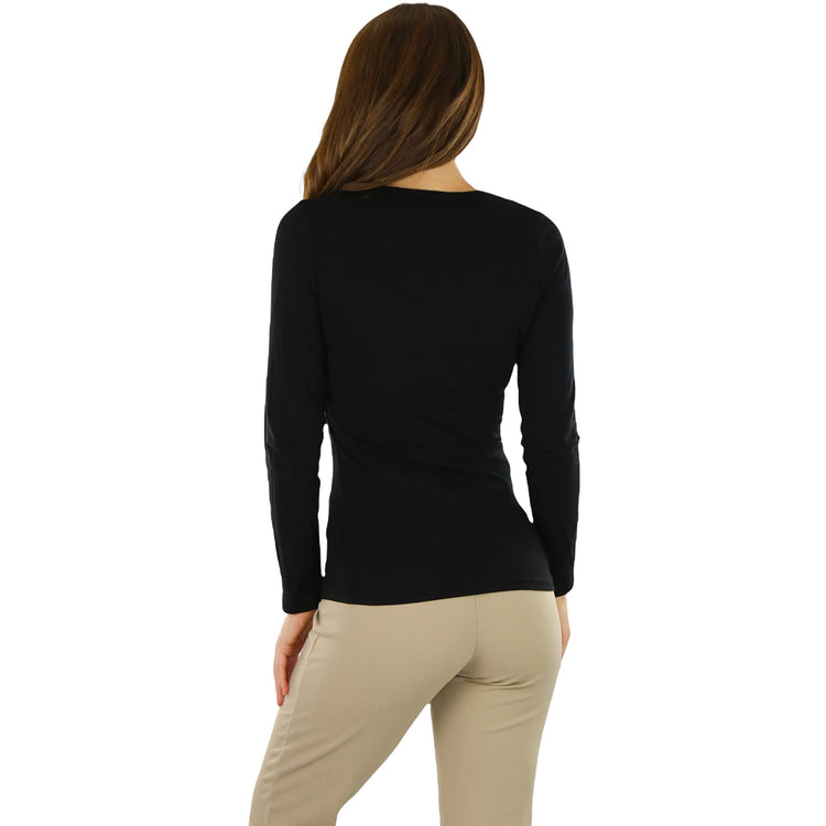 Women's Long Sleeve V-Neck T-Shirt