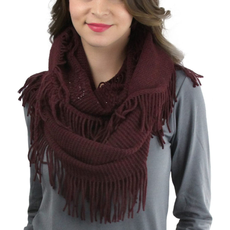 Women's Winter Super Warm Chunky Oversized Infinity Scarves