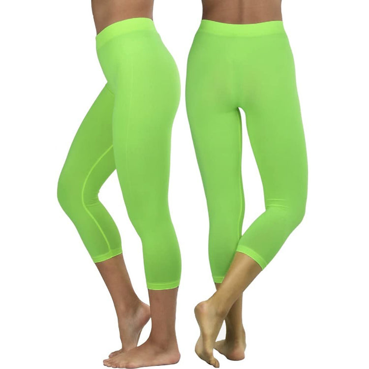 Women’s Capri Length Seamless Lightweight Stretch Leggings