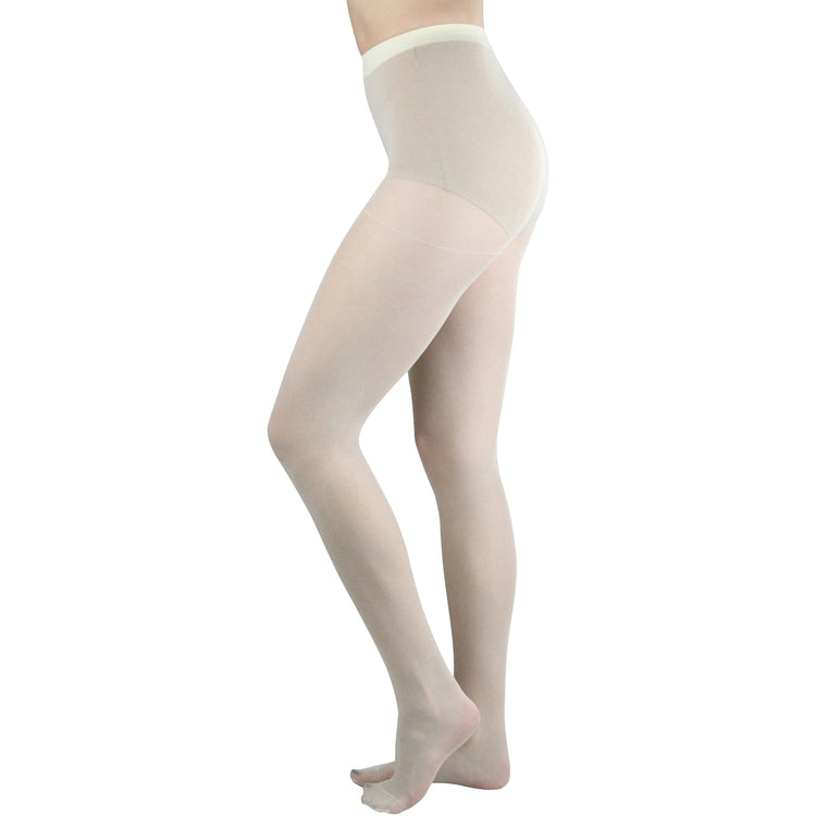 Women's Pack of 6 Plain Full Length Pantyhose
