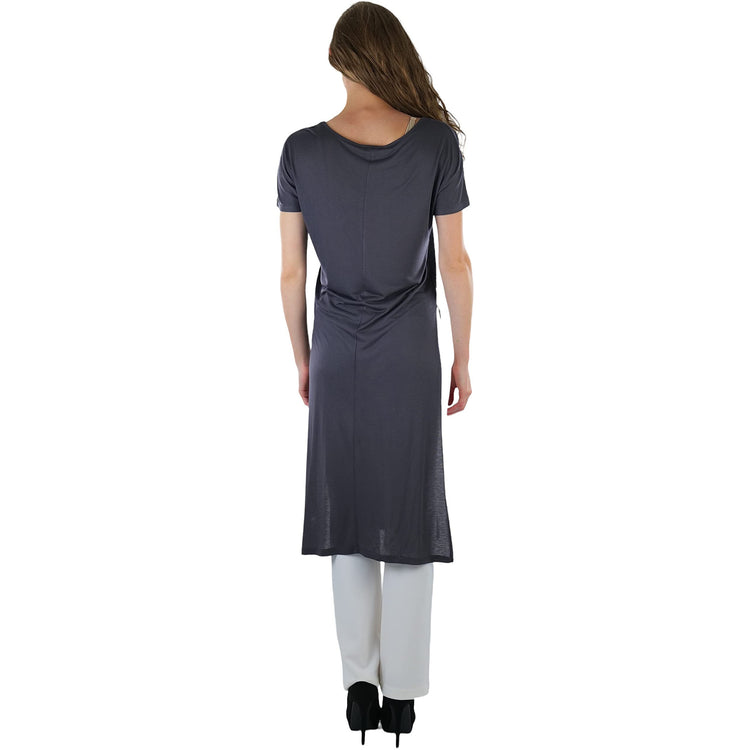 Women's Longline High-Slit Top