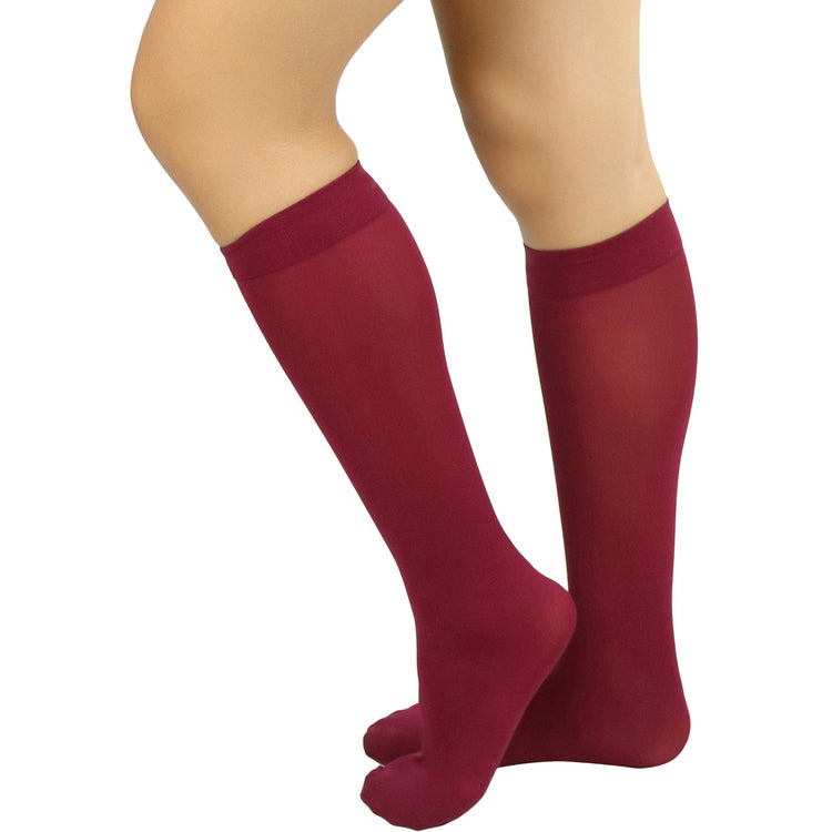 Womens Pack of 6 Knee High Trouser Professional Socks
