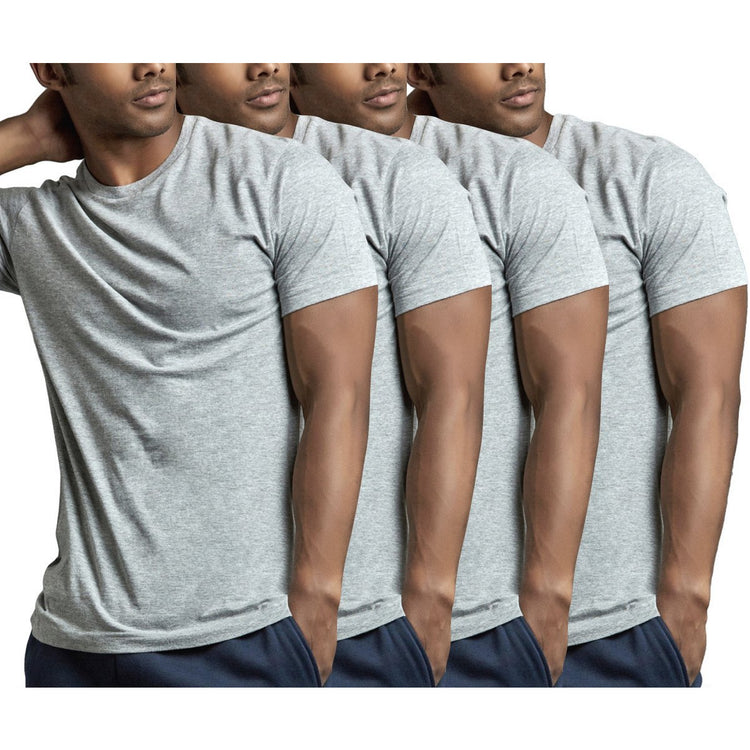 ToBeInStyle Men's Pack of Cotton Short Sleeve Crew Neck Tees