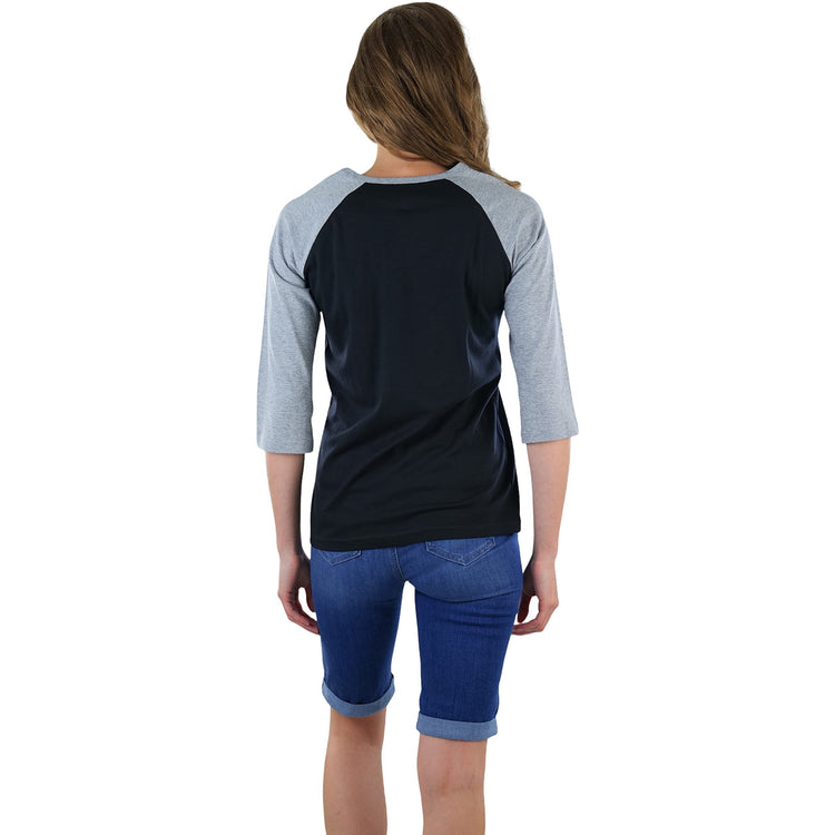 Women's Classic Two Color Cotton Baseball T-Shirts