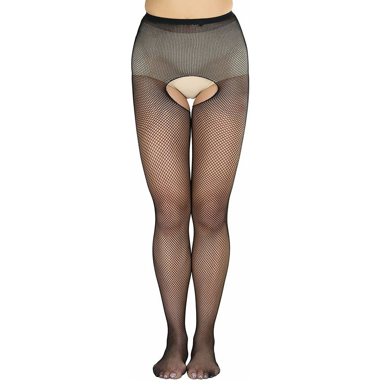 Women's Crotchless Fishnet Pantyhose