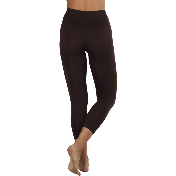 Women’s Capri Length Seamless Lightweight Stretch Leggings