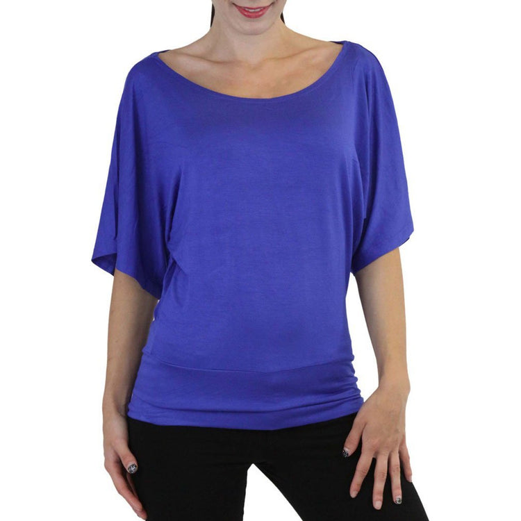 Women's Oversized Off The Shoulder Dolman Blouse