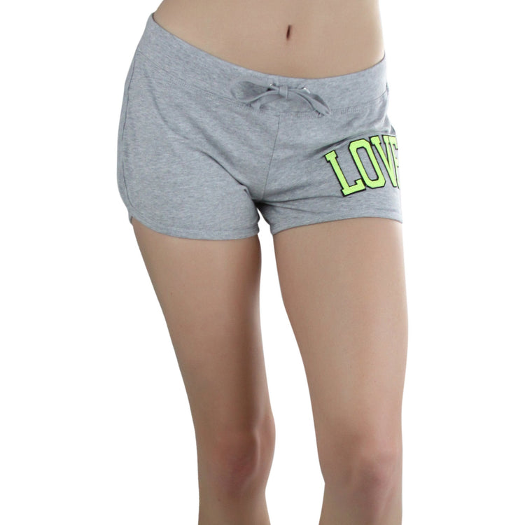 ToBeInStyle Women’s Athletic Chic Drawstring Elastic Waist Yoga Mini Shorts