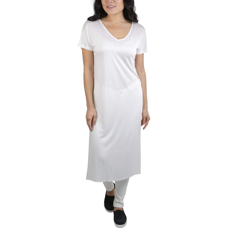 Women's Longline High-Slit Top