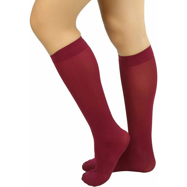 Womens Pack of 6 Knee High Trouser Professional Socks